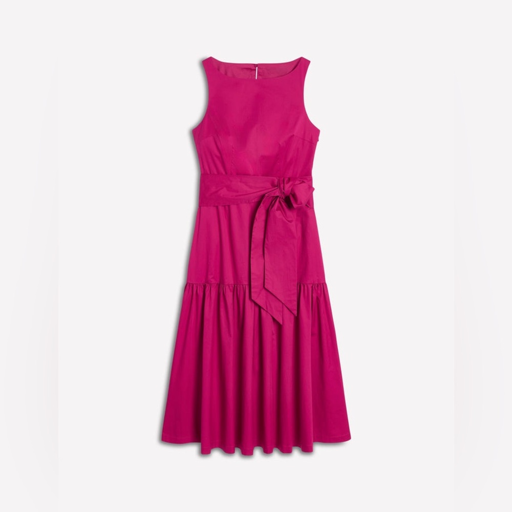 NWT BODEN Deep Tier Fit & Flare Dress size 12 color Cherry Jam - Picture 9 of 9